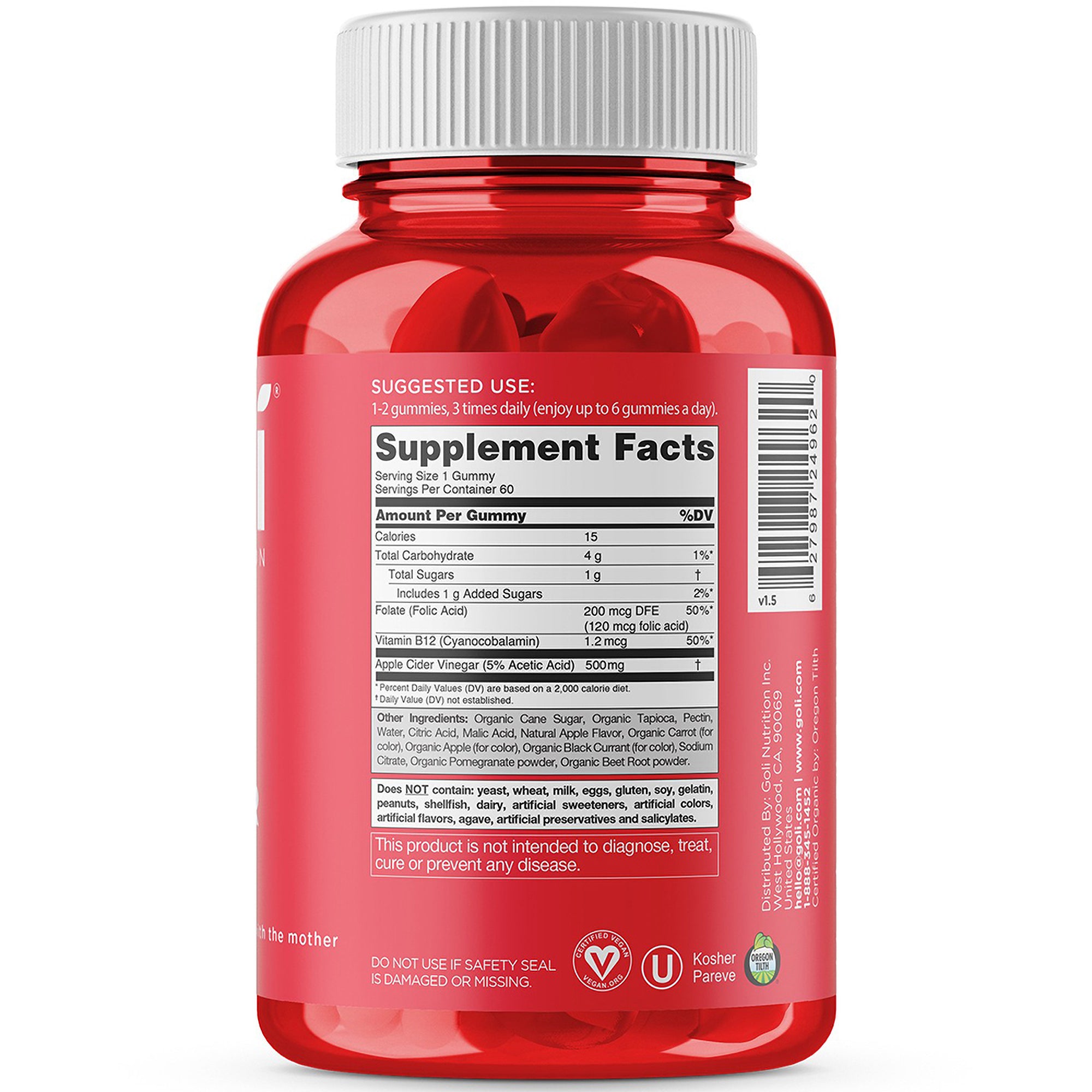 Goli Apple Cider Vinegar Gummy Vitamins