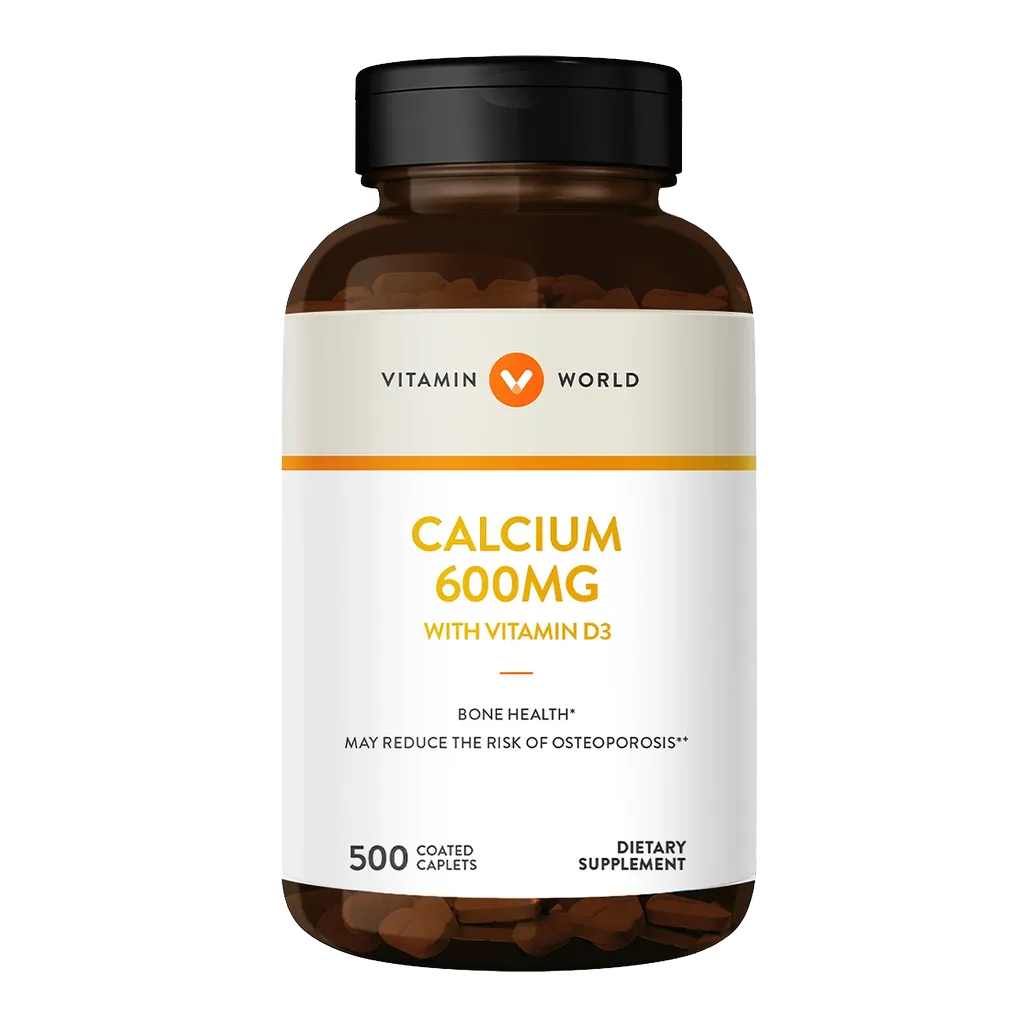 Calcium with Vitamin D3 600mg Caplet | 250ct