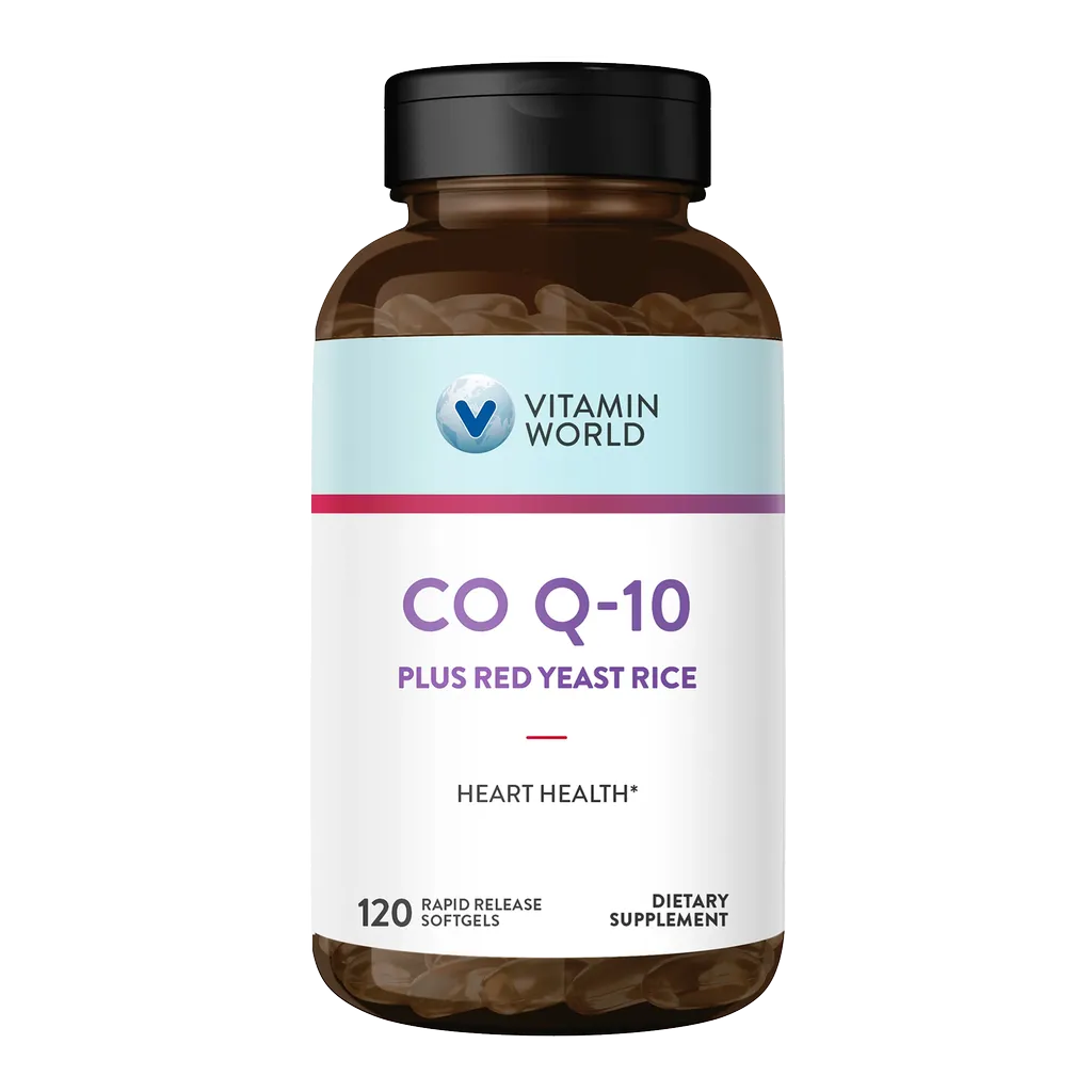 Co Q-10 Plus Red Yeast Rice - 120 Softgels