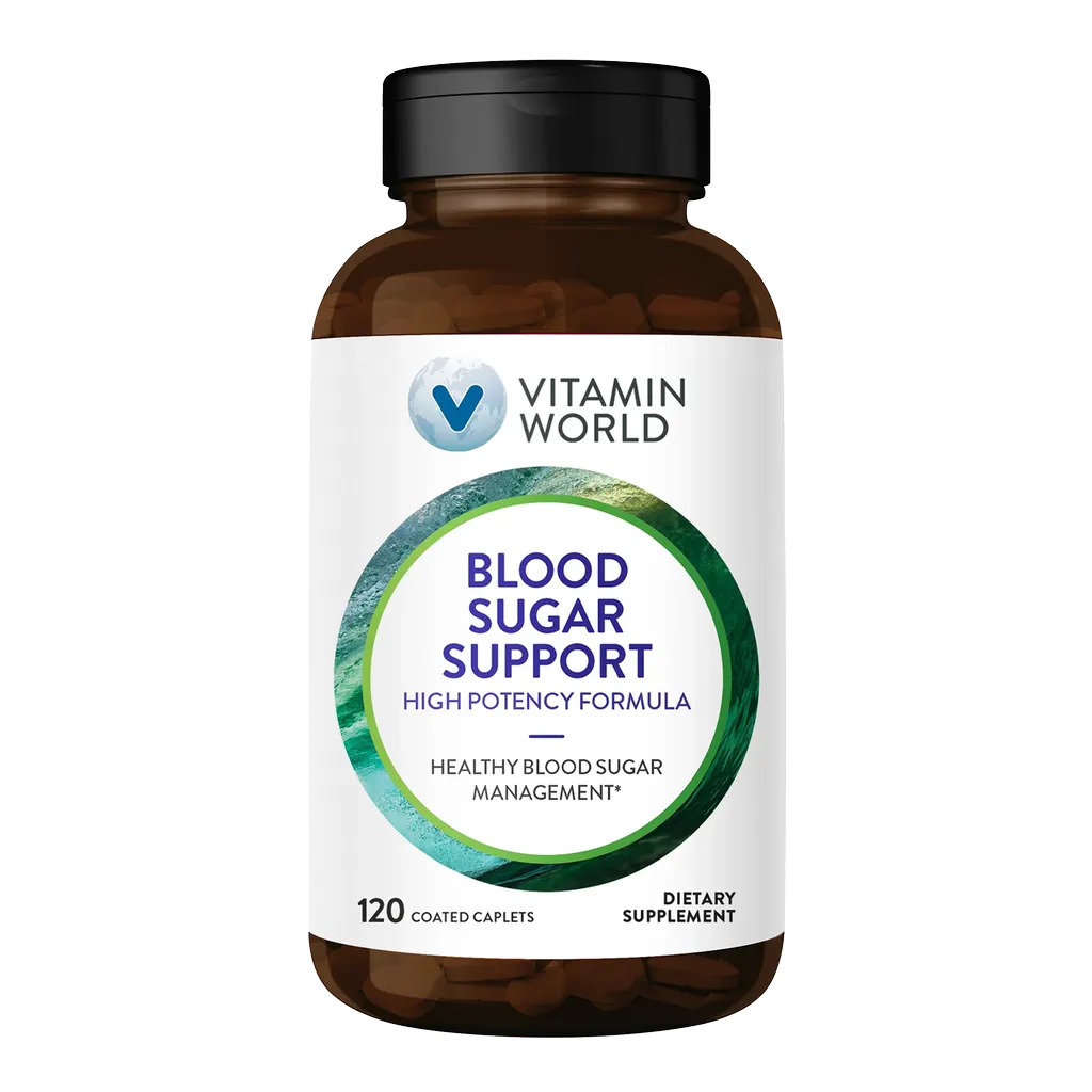 High Potency Blood Sugar Support Formula - 120 Caplets