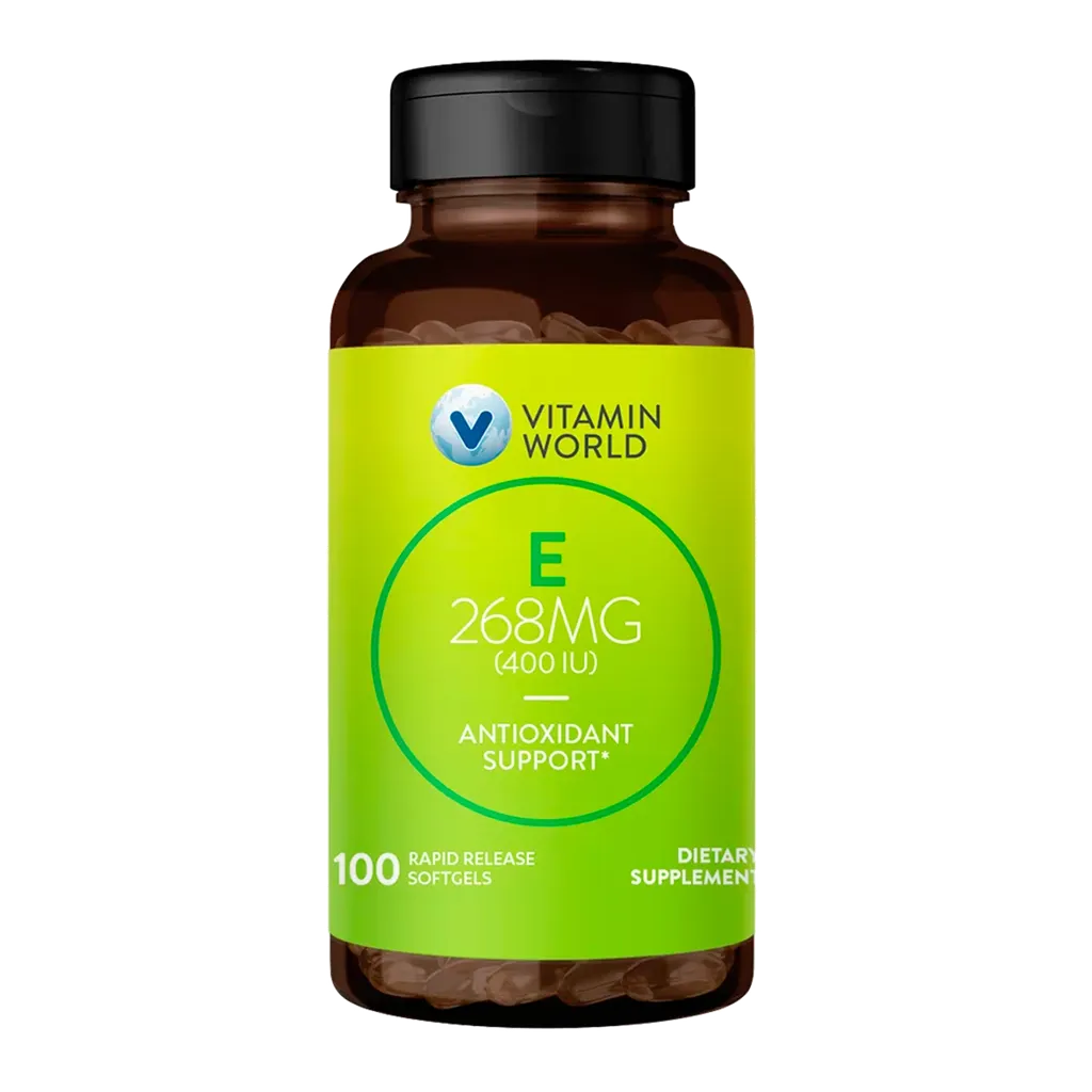Natural Vitamin E (400 IU) 268mg 100 Softgels