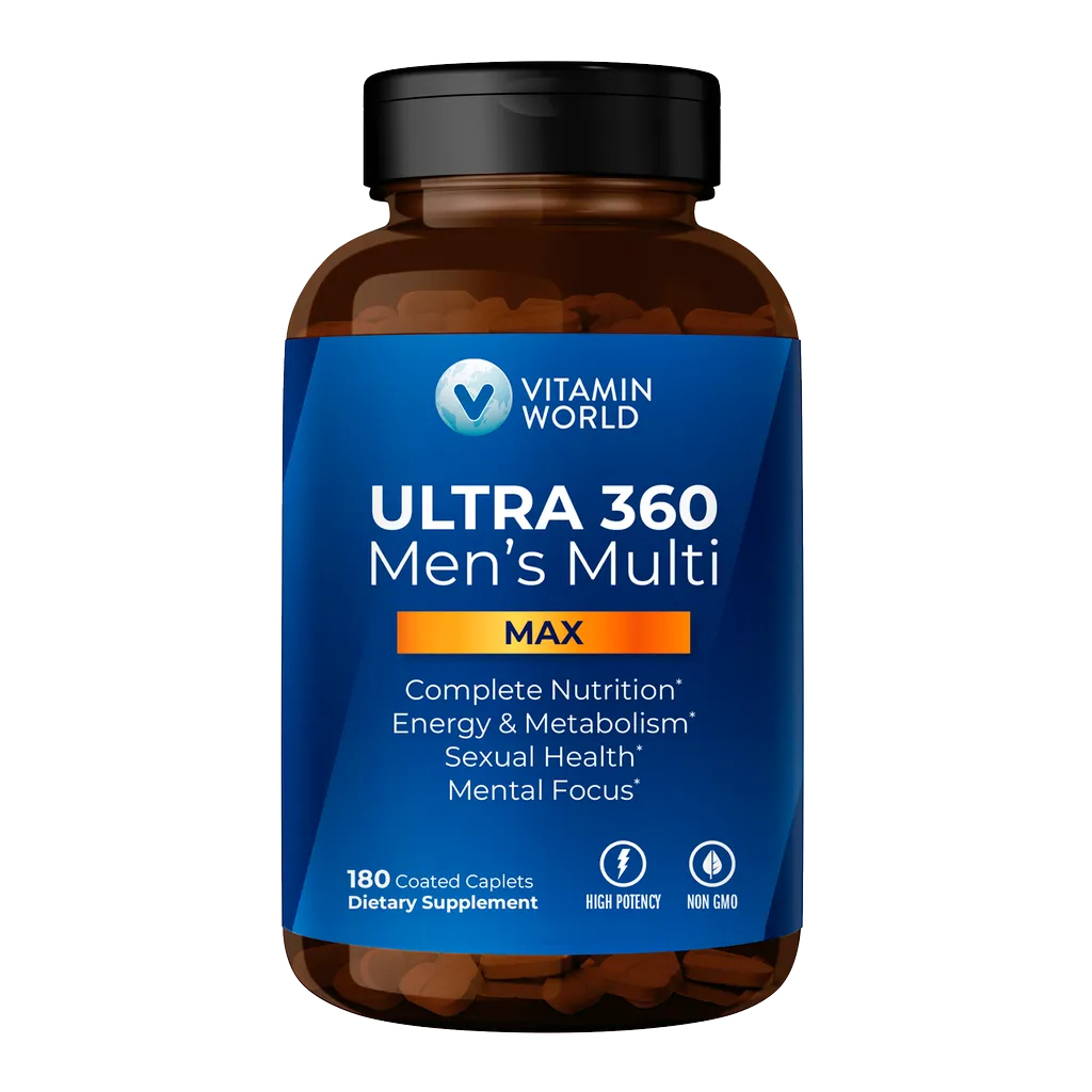 ULTRA 360 Men's Max Multivitamin - 180 Caplets