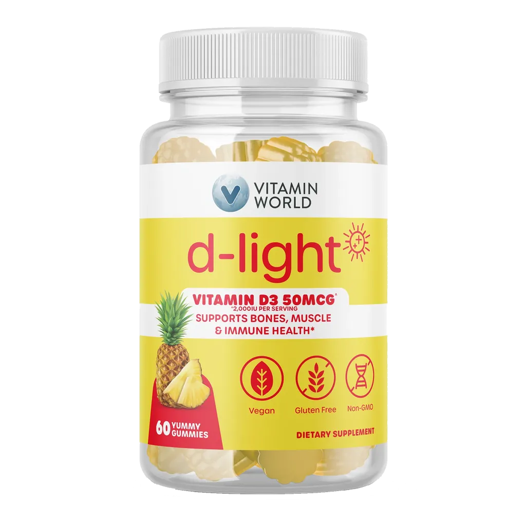 d-light Vitamin D3 (2,000IU 50mcg Gummy | 60ct