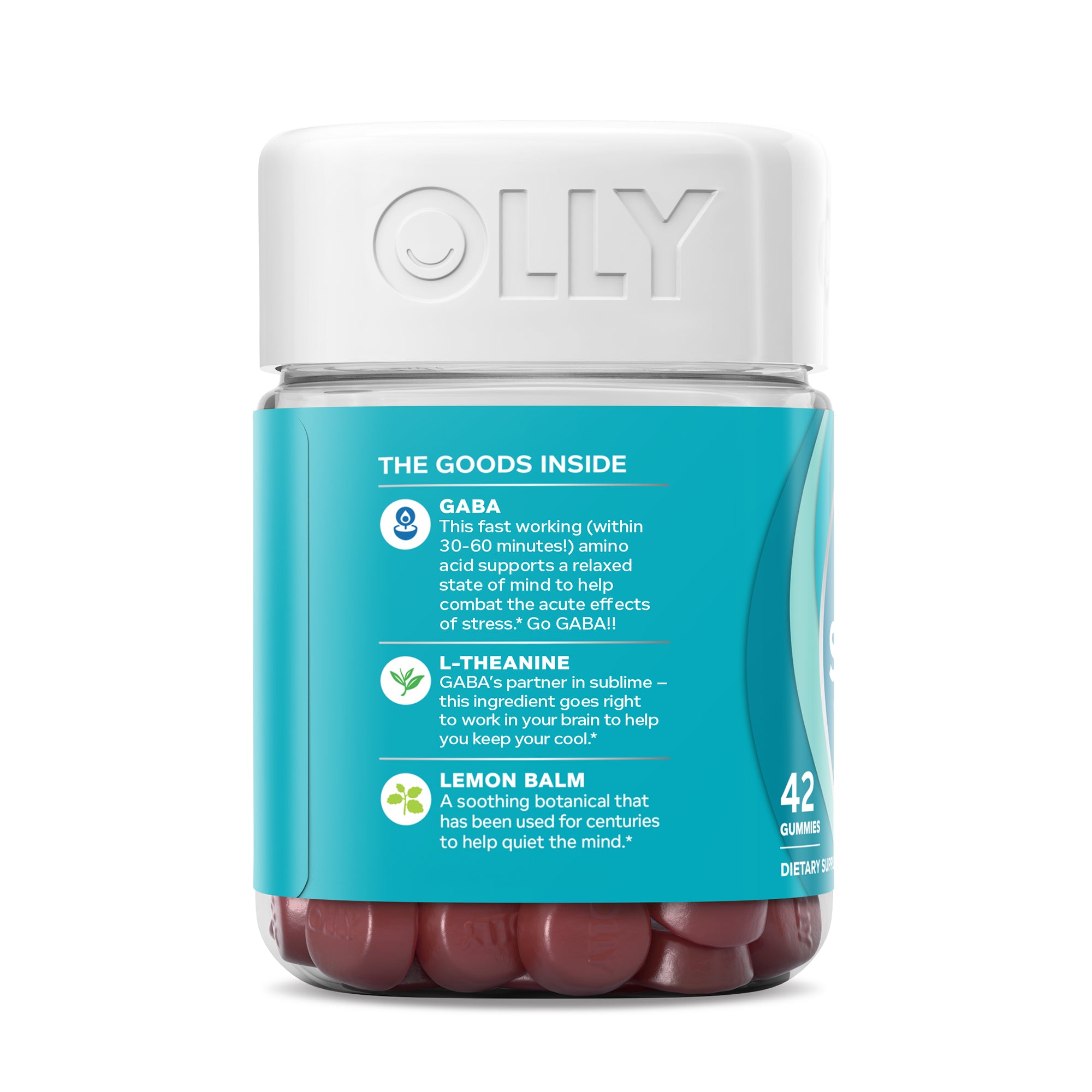 OLLY Goodbye Stress Berry Verbena Gummies