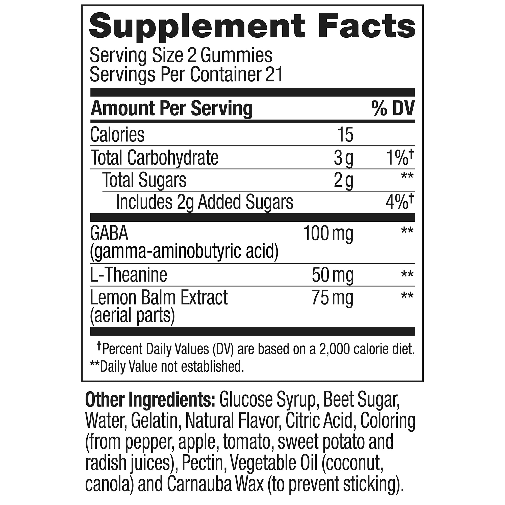 OLLY Goodbye Stress Berry Verbena Gummies