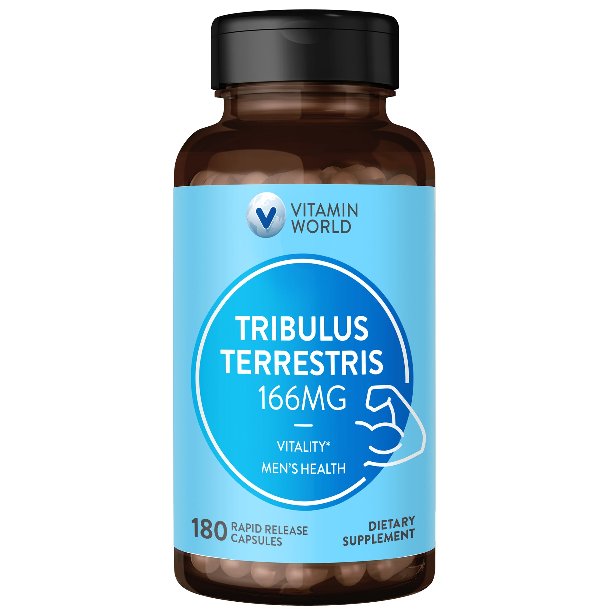 Tribulus Terrestris 166mg - 180 Capsules - Vitality, Men's Health