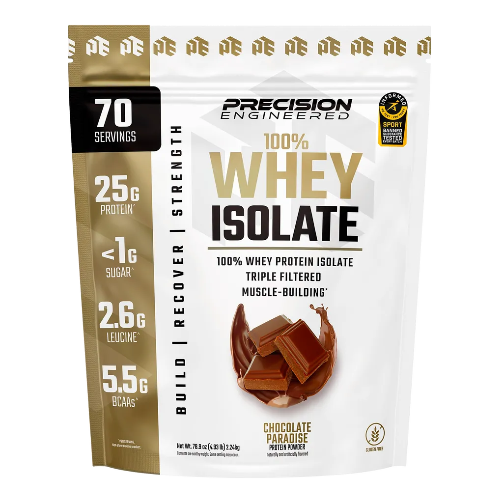Precision Engineered 100% Whey Protein Isolate Chocolate Paradise ...