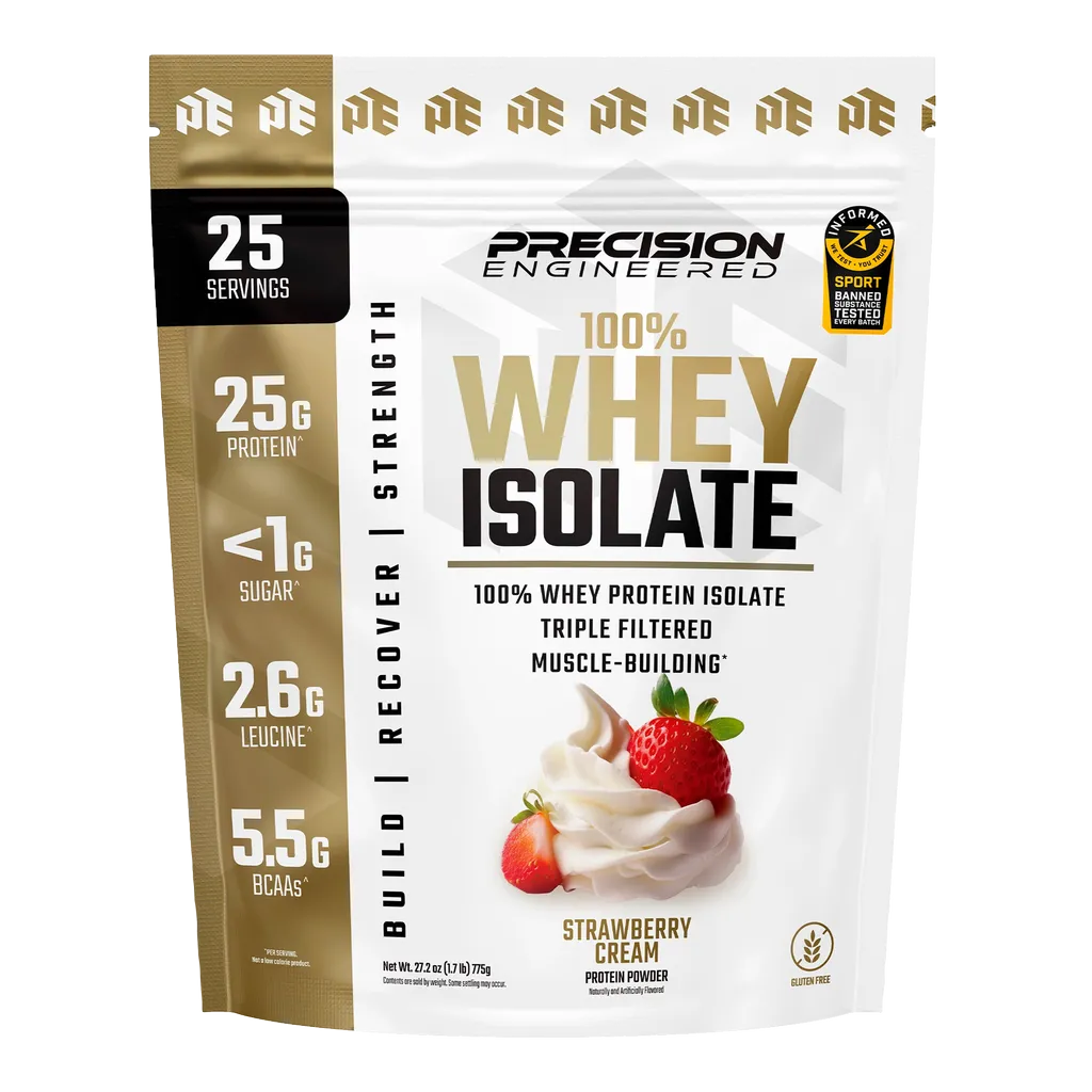Precision Engineered 100% Whey Protein Isolate Strawberry Cream ...