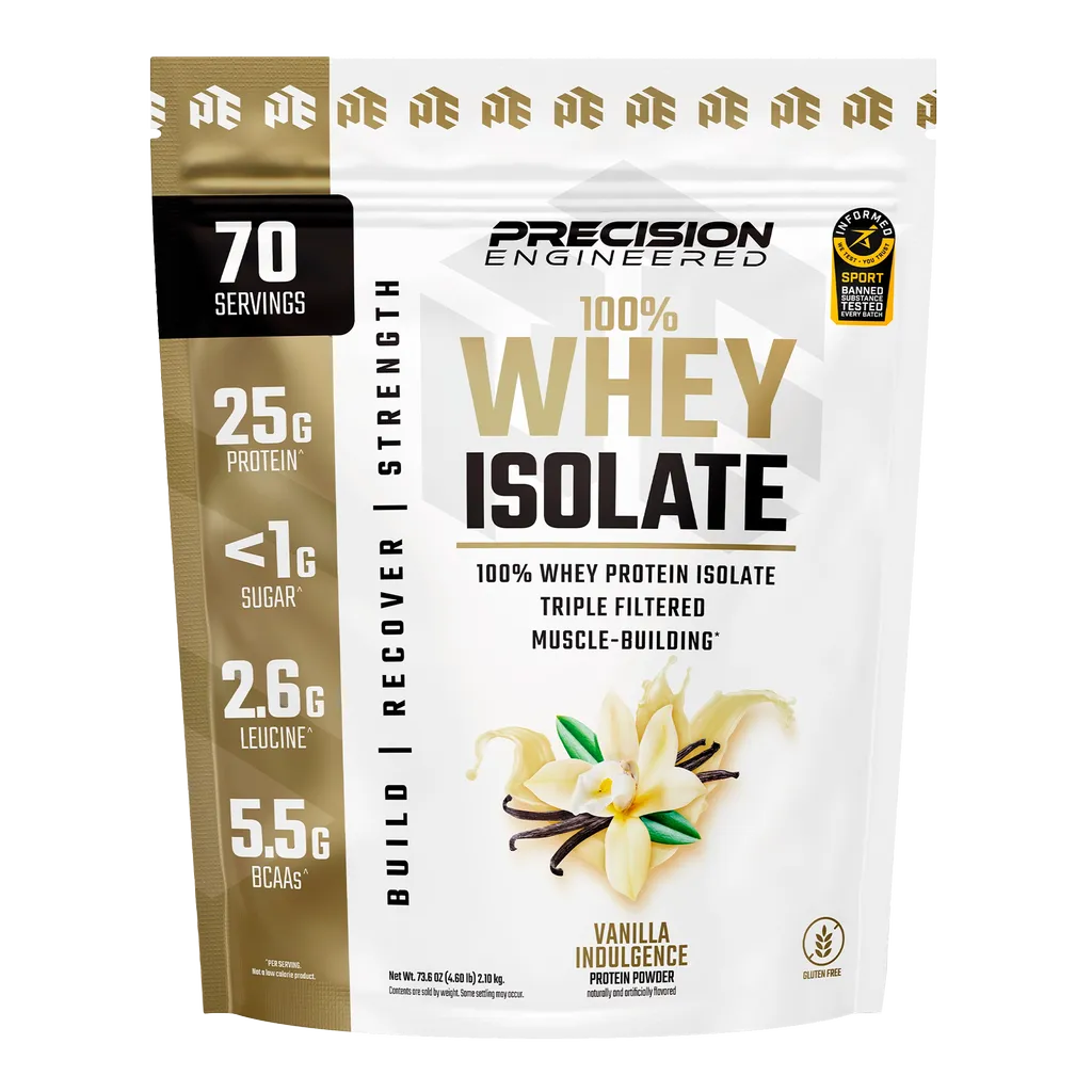 Precision Engineered 100% Whey Protein Isolate Vanilla Indulgence ...