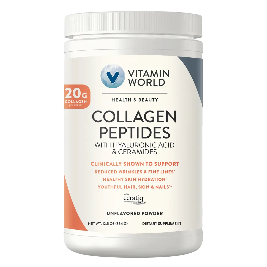 Collagen Peptides with Hyaluronic Acid and Ceramides (Ceratiq®)