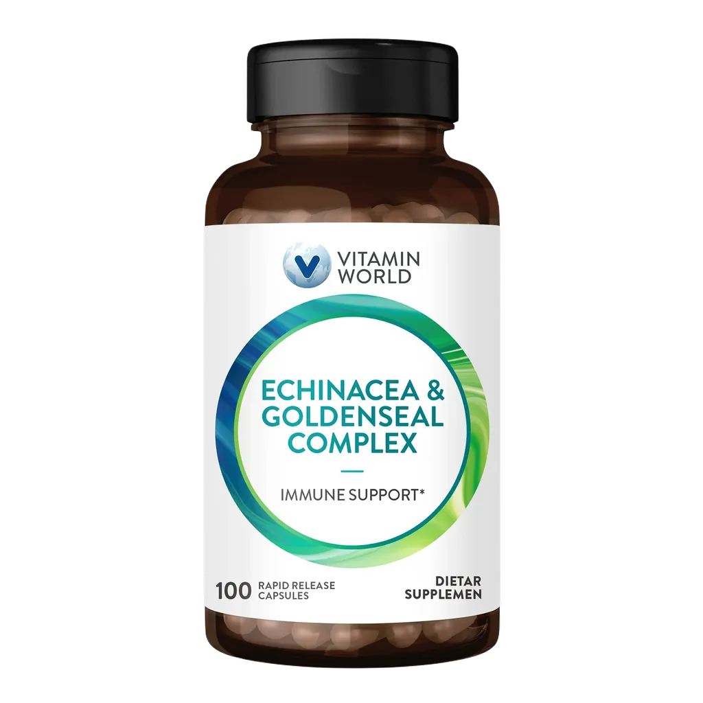 Echinacea & Goldenseal Complex 100 Rapid Release Capsules - Immune Support