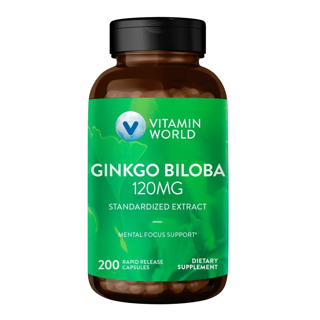 Gingko Biloba 120mg Capsule | 200ct