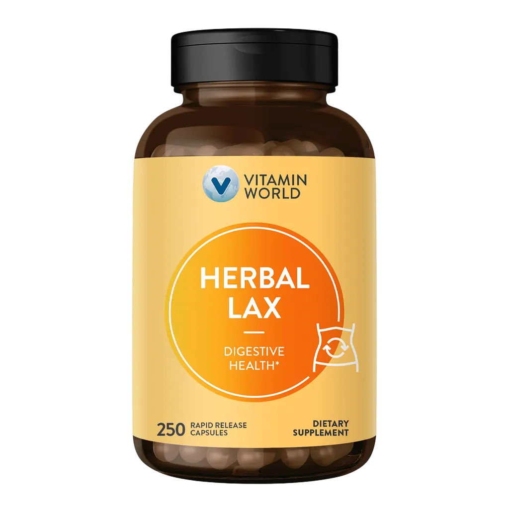 Herbal Laxative Capsules - Healthy Digestive System | 250ct