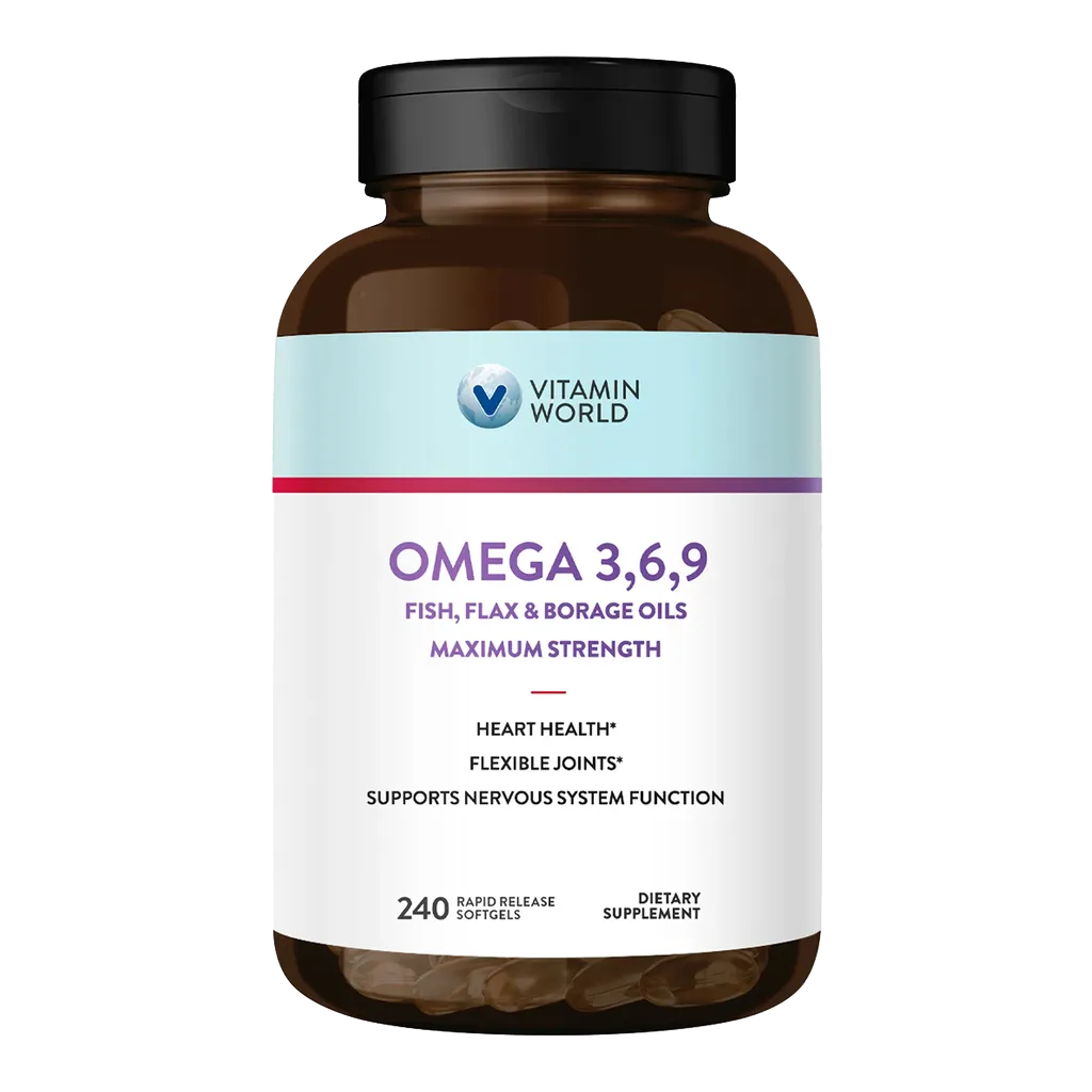 Maximum Strength Triple Omega 3-6-9 - 240 softgels