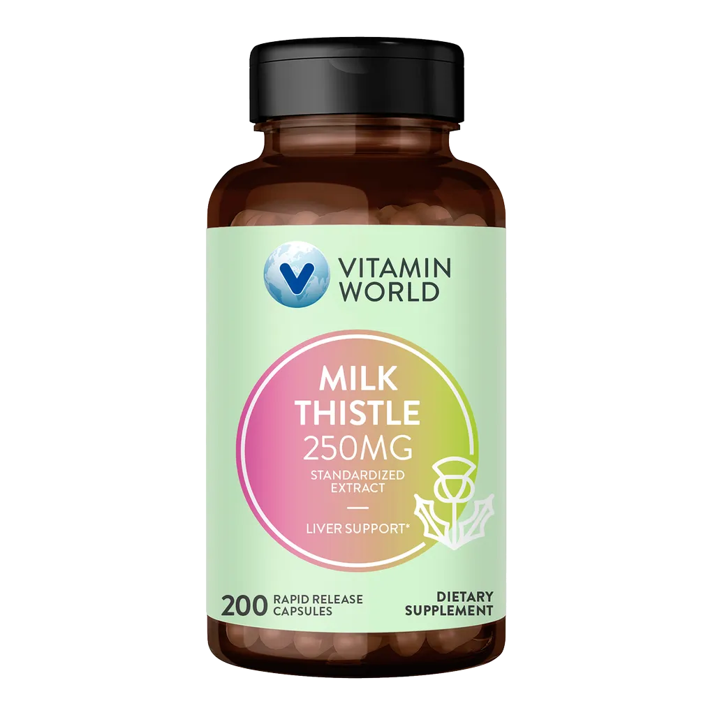 Milk Thistle for Liver Support - 200 Capsules