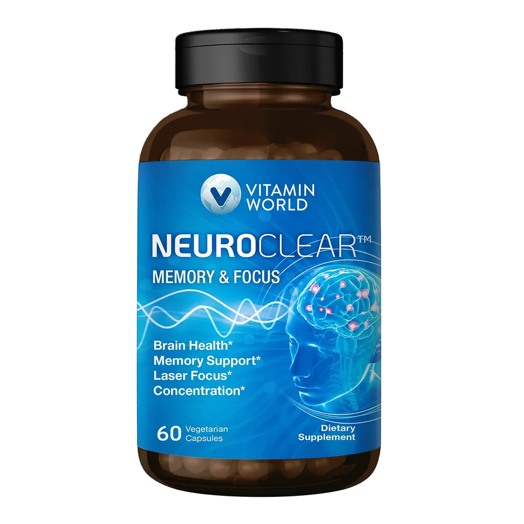 NEUROCLEAR MEMORY & FOCUS | Vitamin World | Capsule | 60ct