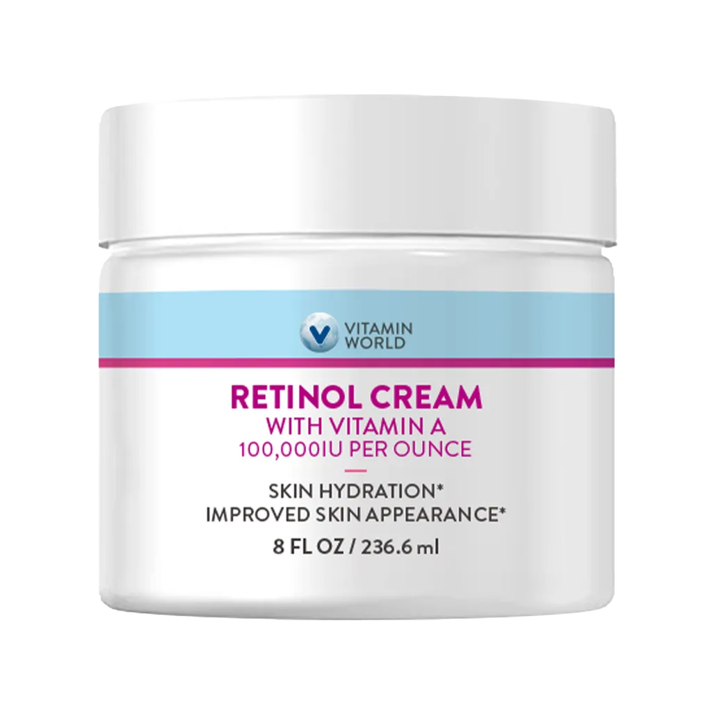 Retinol Cream with Vitamin A 100,000IU - Improve Skin Appearance