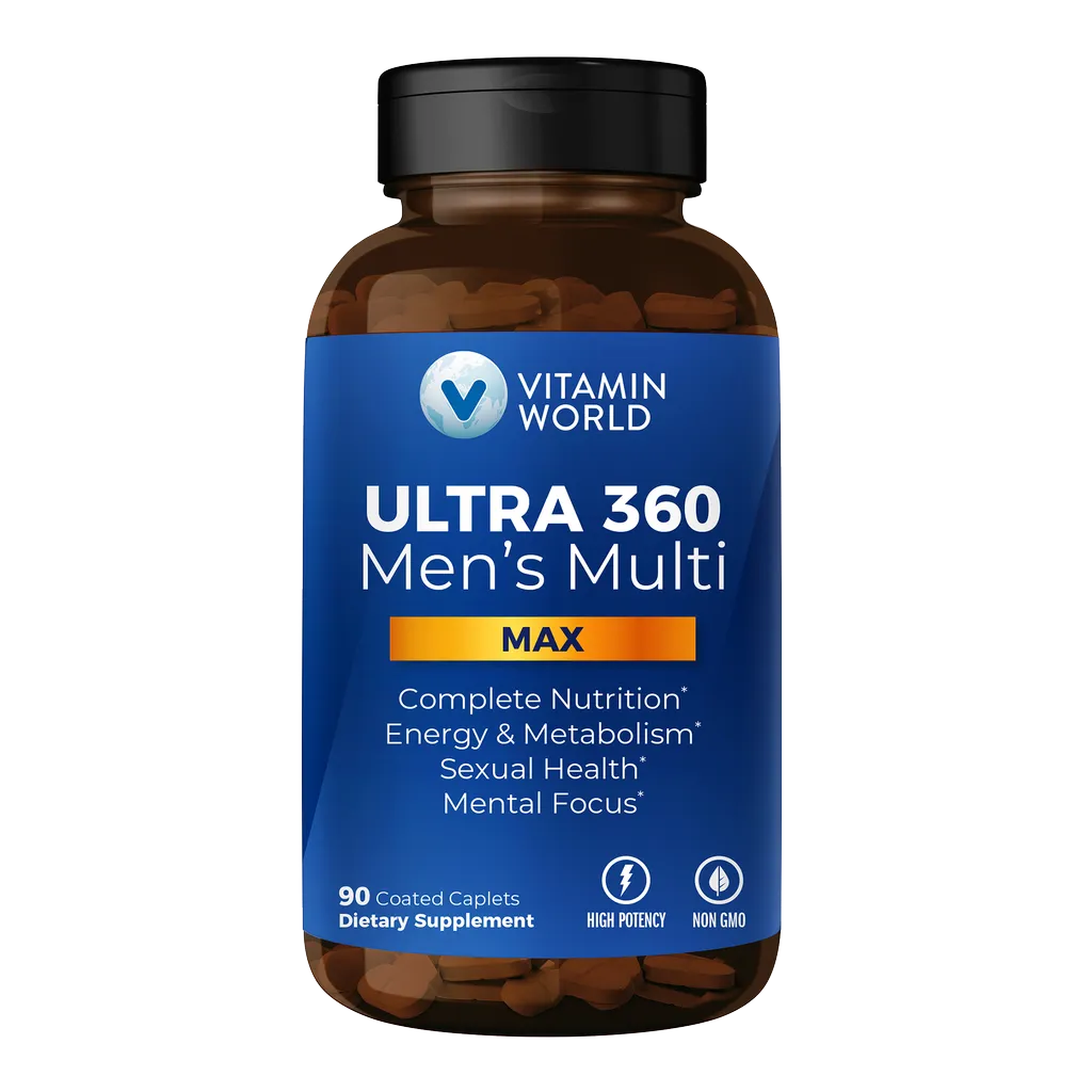 ULTRA 360 Men's Max Multivitamin - 90 Caplets