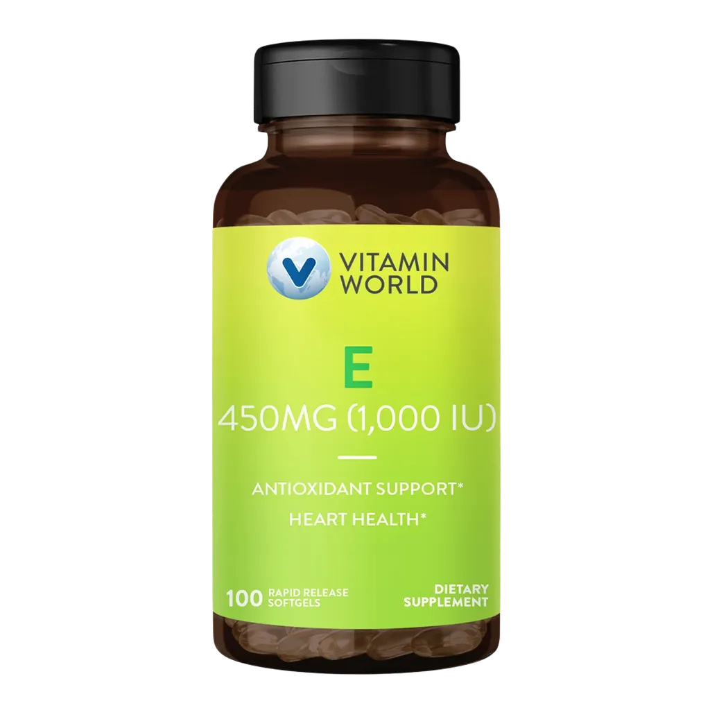 Vitamin E (1,000iu) dl-Alpha 450mg  Softgel | 100ct