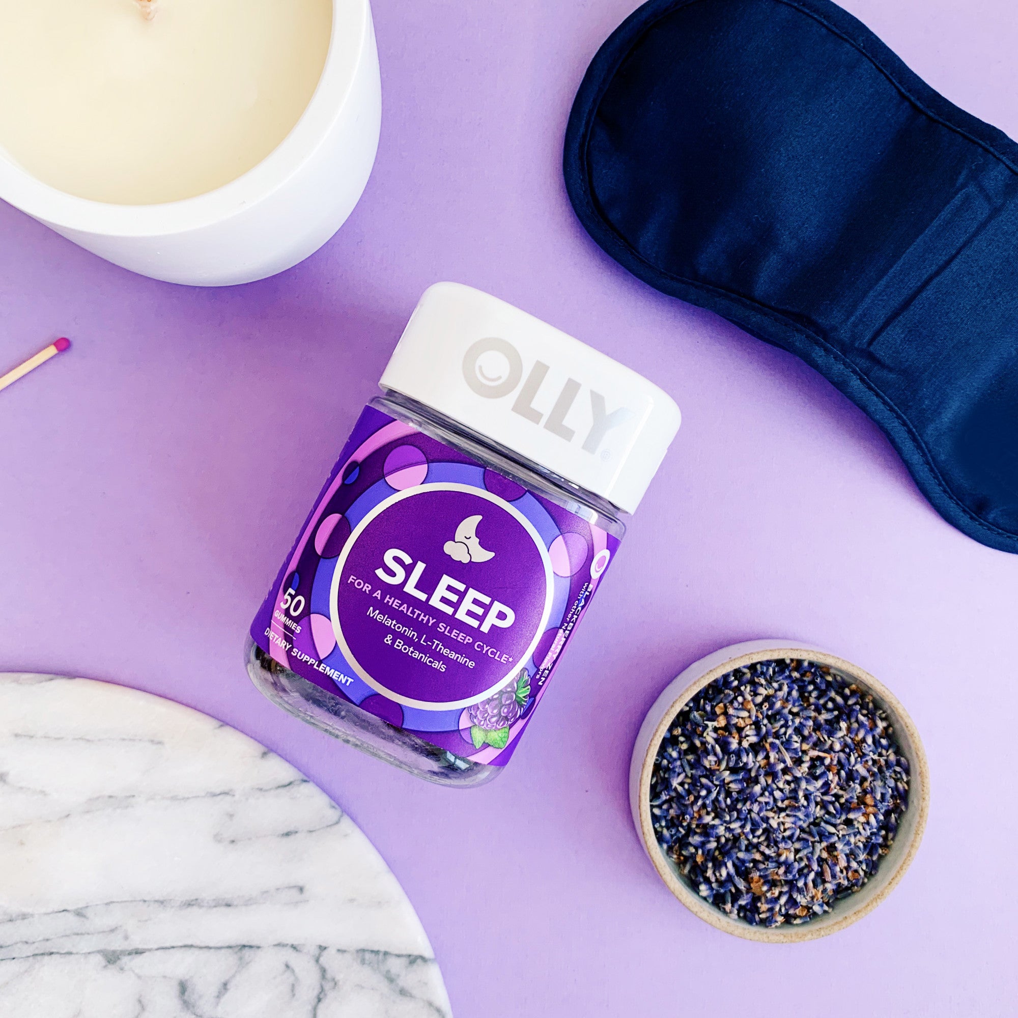 OLLY Sleep Blackberry Zen Gummies